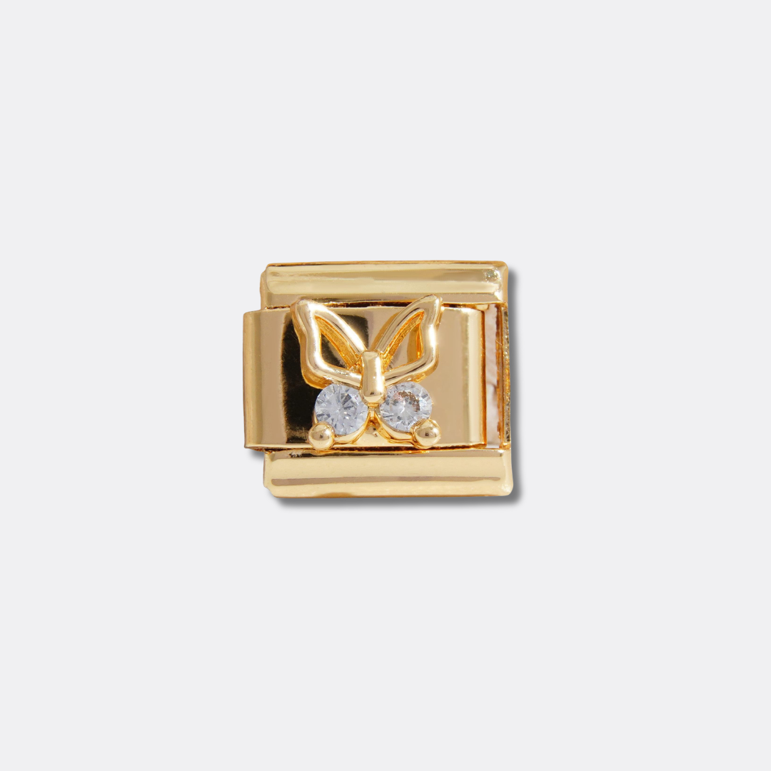 Florence Charm Gold Butterfly