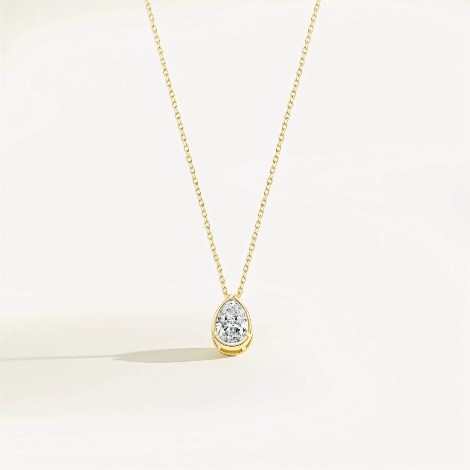 Diamond Teardrop Necklace
